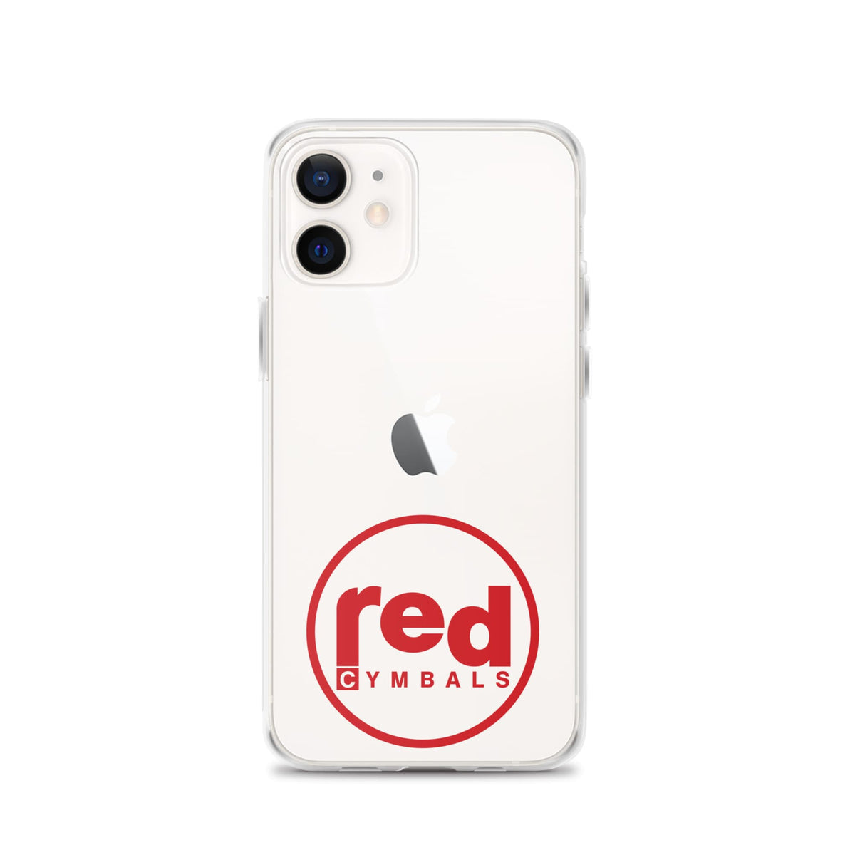 Red Cymbals Mobile Phone Case Clear Case for iPhone® Clear Case for iPhone®