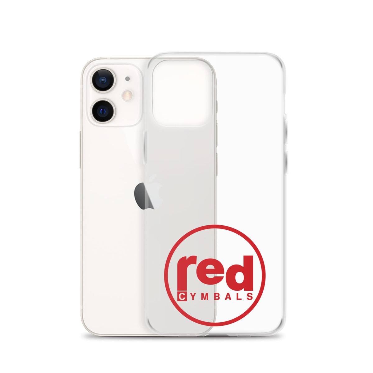 Red Cymbals Mobile Phone Case Clear Case for iPhone® Clear Case for iPhone®