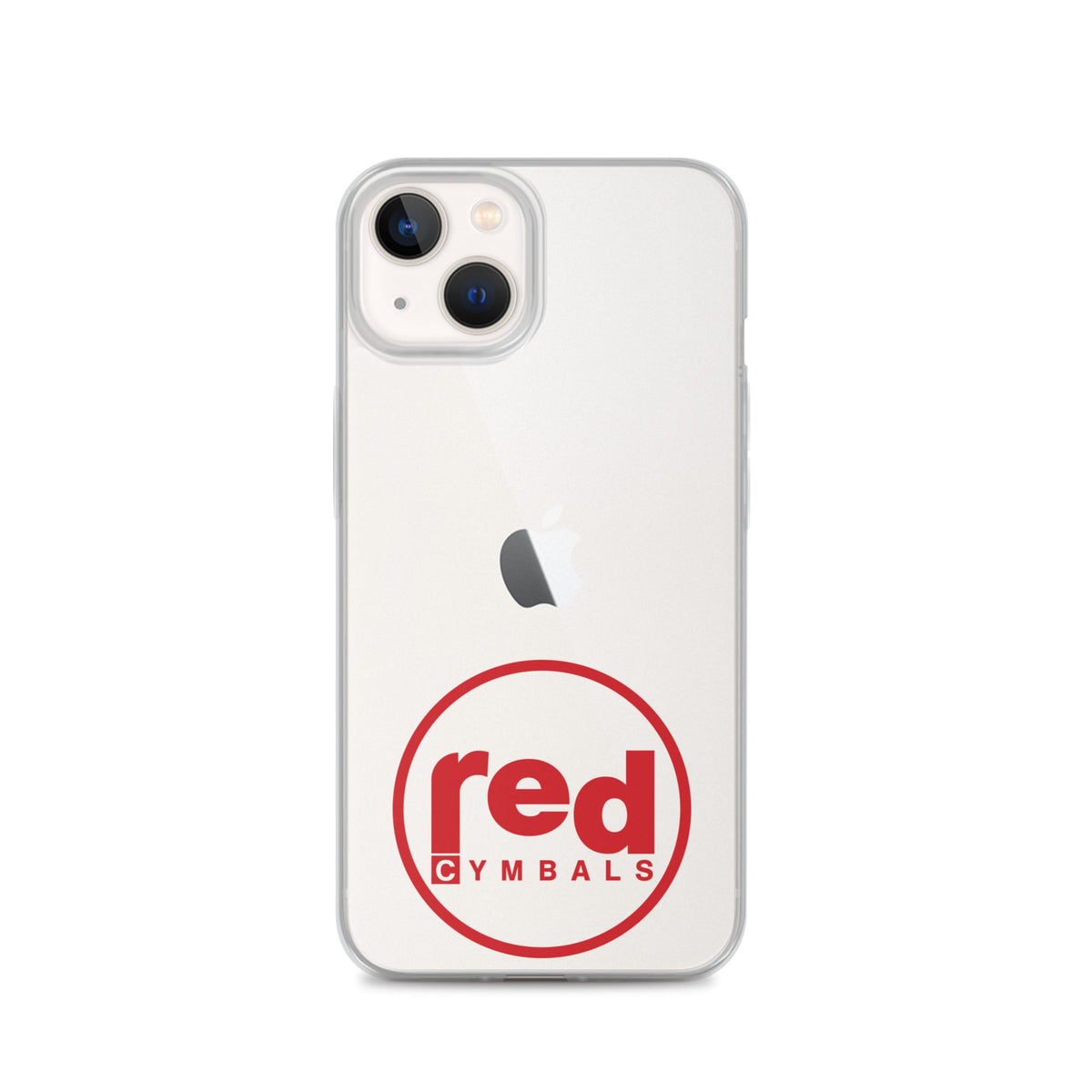 Red Cymbals Mobile Phone Case Clear Case for iPhone® Clear Case for iPhone®