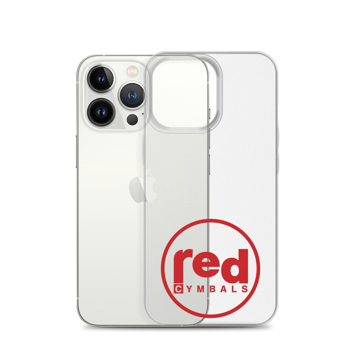 Red Cymbals Mobile Phone Case Clear Case for iPhone® Clear Case for iPhone®