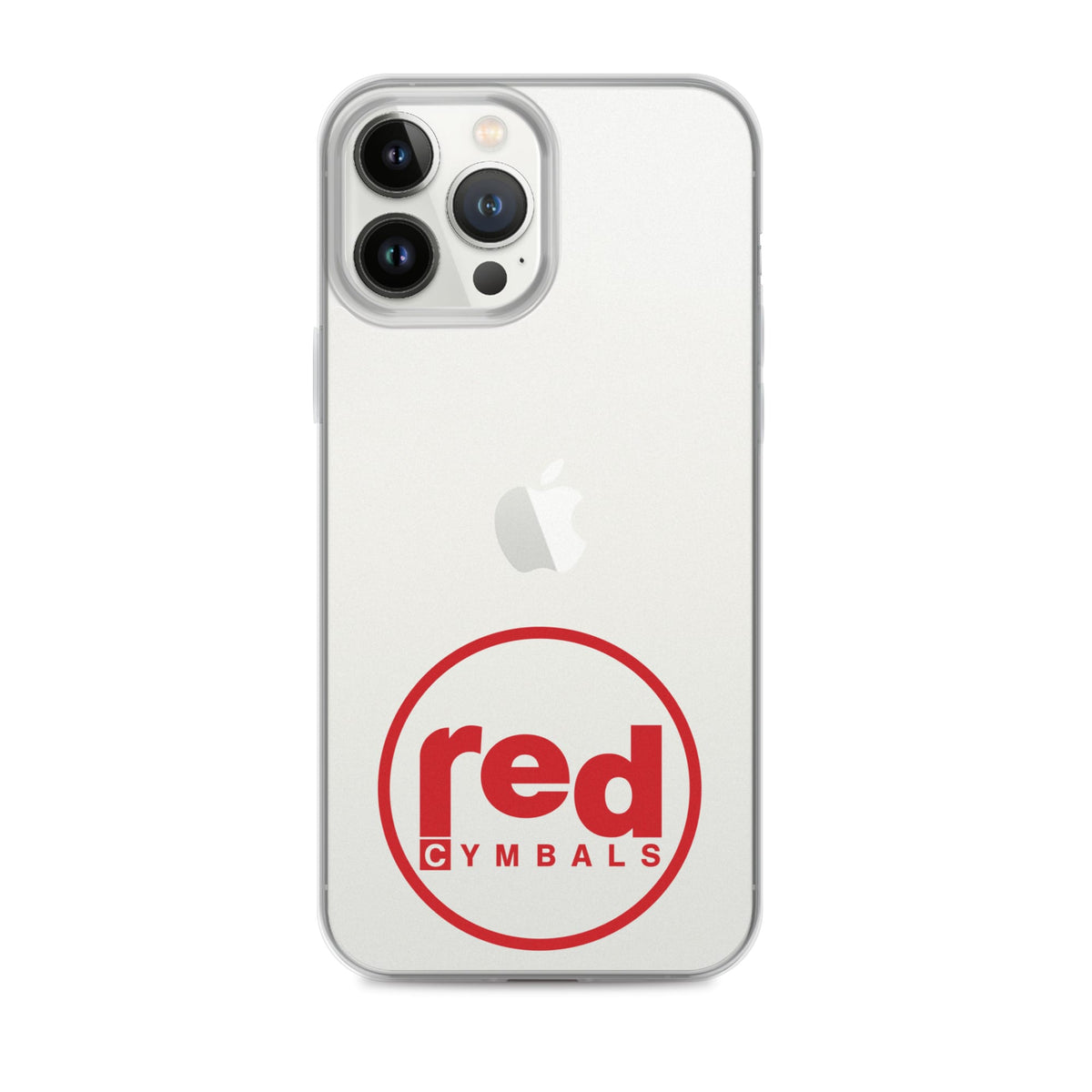 Red Cymbals Mobile Phone Case Clear Case for iPhone® Clear Case for iPhone®