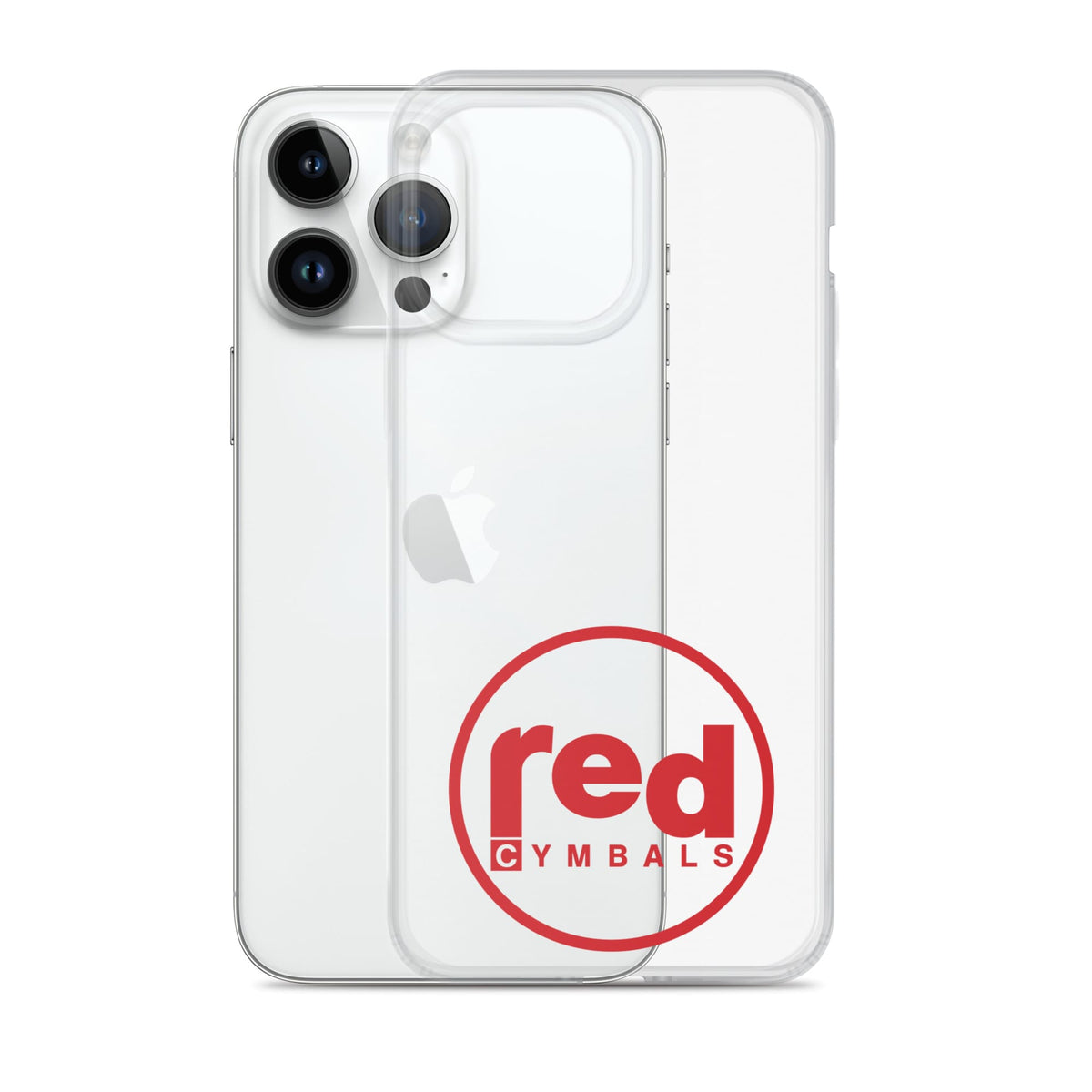 Red Cymbals Mobile Phone Case Clear Case for iPhone® Clear Case for iPhone®