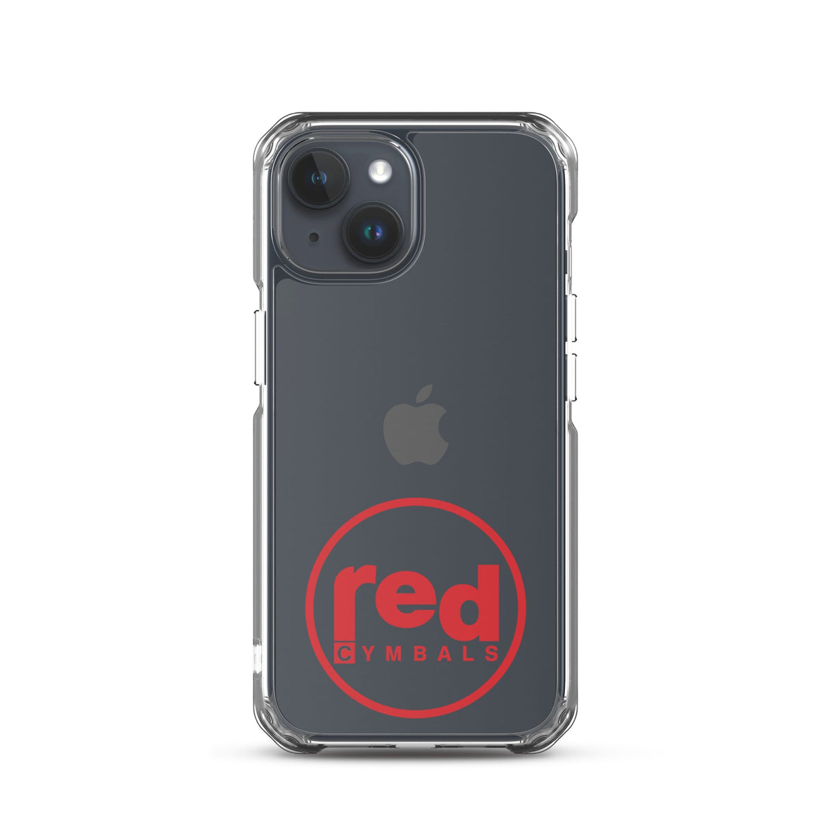 Red Cymbals Mobile Phone Case Clear Case for iPhone® Clear Case for iPhone®
