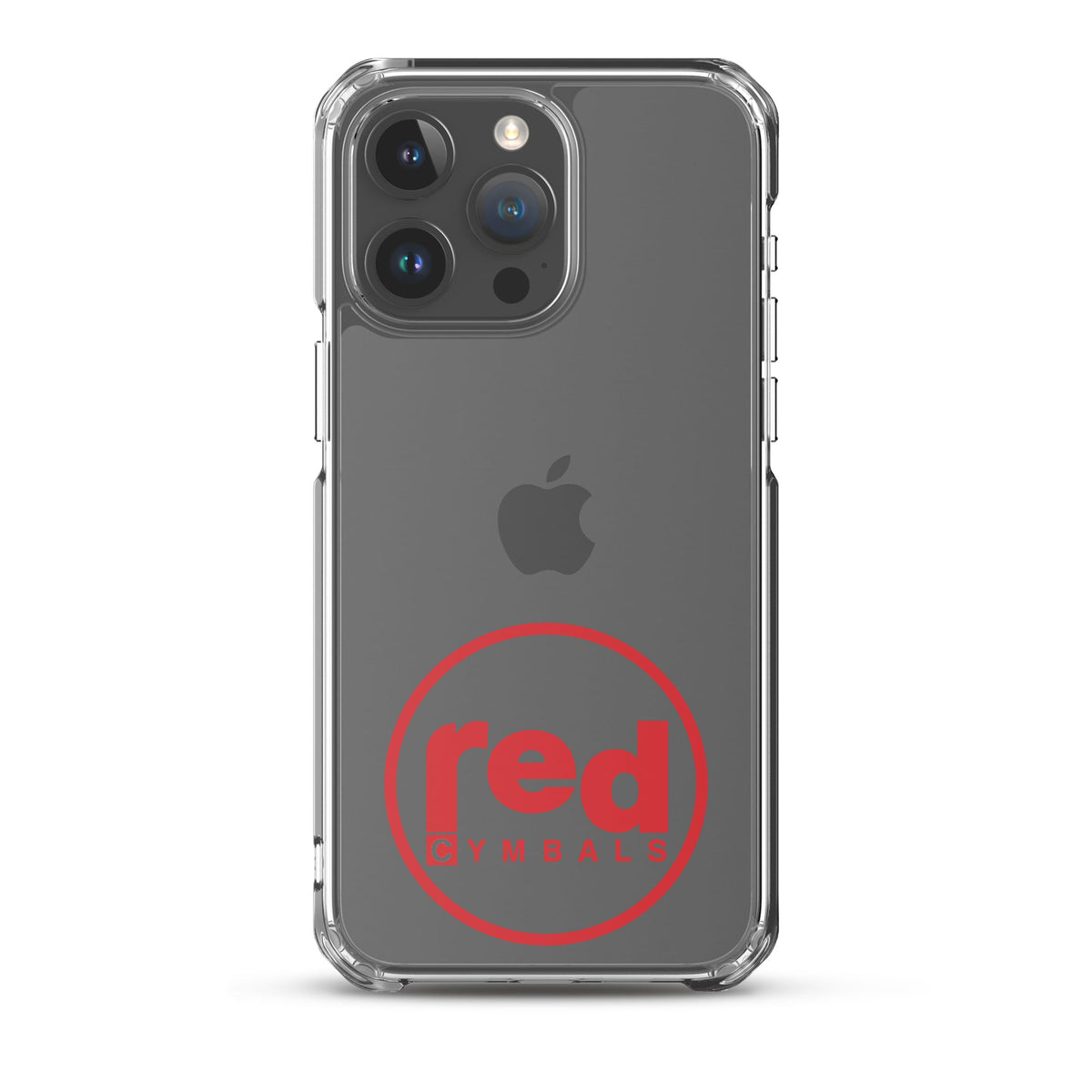 Red Cymbals Mobile Phone Case Clear Case for iPhone® Clear Case for iPhone®