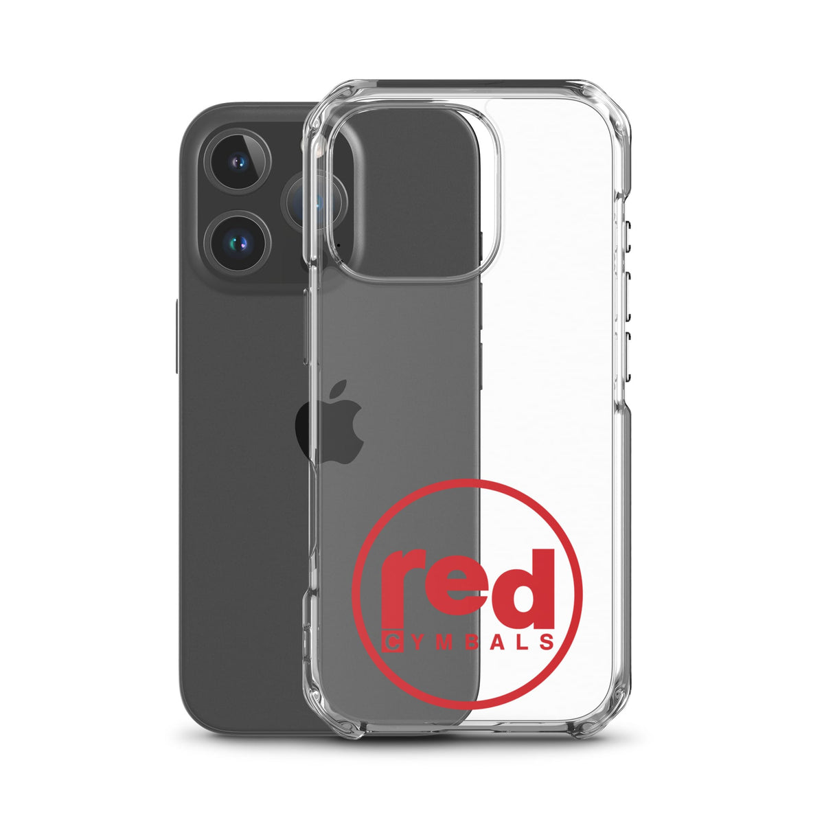 Red Cymbals Mobile Phone Case Clear Case for iPhone® Clear Case for iPhone®