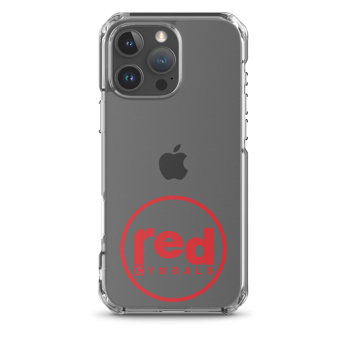 Red Cymbals Mobile Phone Case Clear Case for iPhone® Clear Case for iPhone®