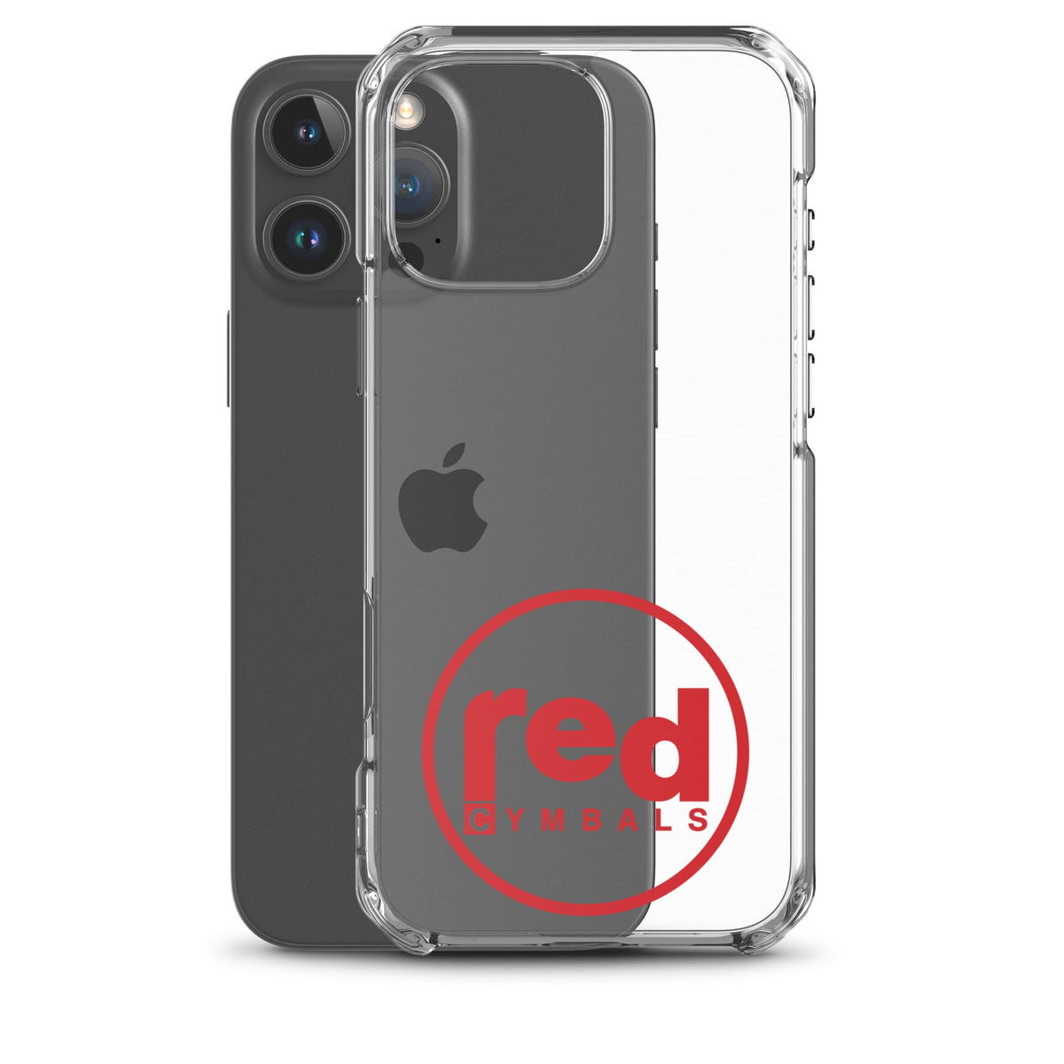 Red Cymbals Mobile Phone Case Clear Case for iPhone® Clear Case for iPhone®
