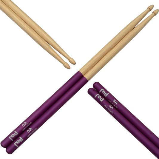 Rote Drumsticks Farbserie mehrere Größen