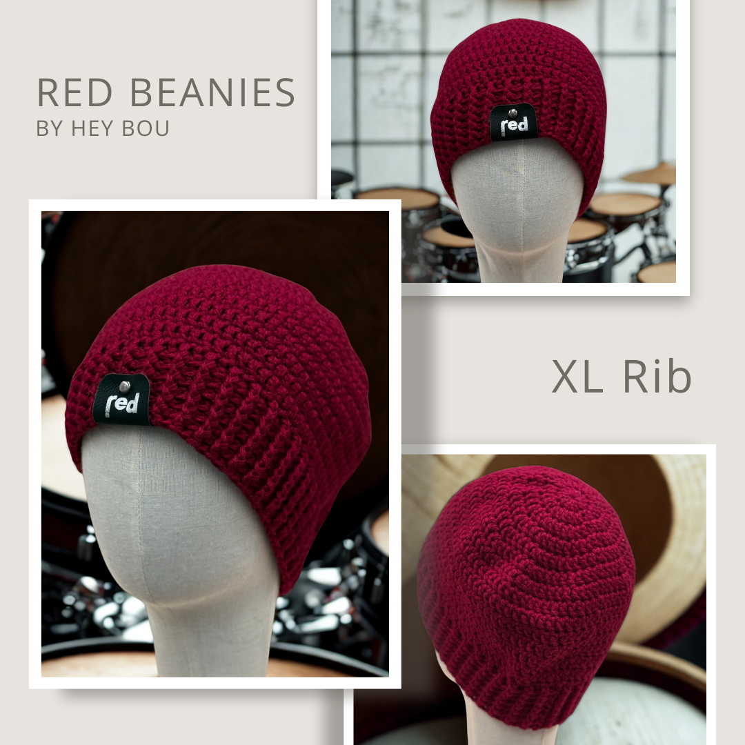 Handmade Beanies - Red For Your Head by Hey Bou