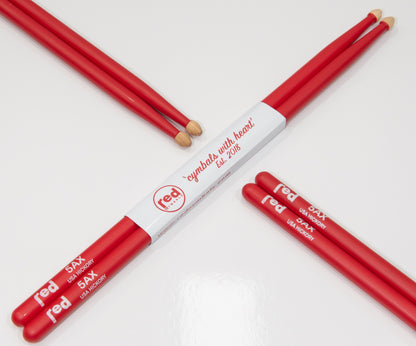 Red Drumsticks Colour Series multiple sizes