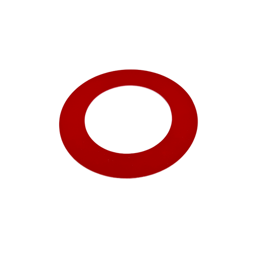 Red Bass Drum O / Port Hole Ring: Red, Black or Silver