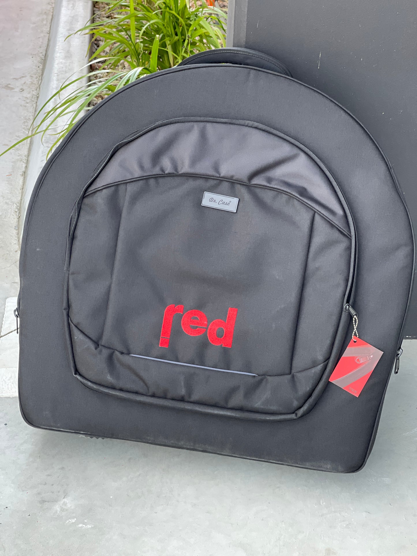 Red Deluxe Cymbal Bag / Case 22", 24" or 26"